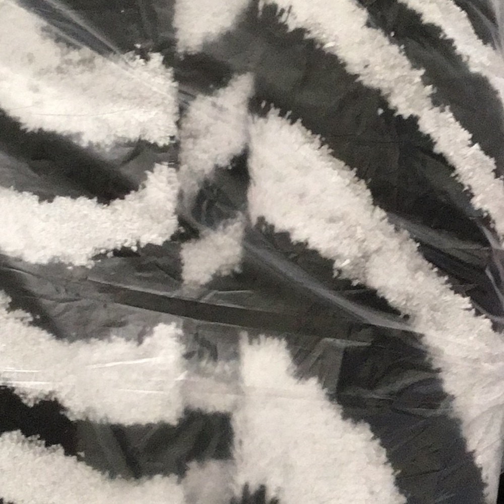 Zebra rug.
